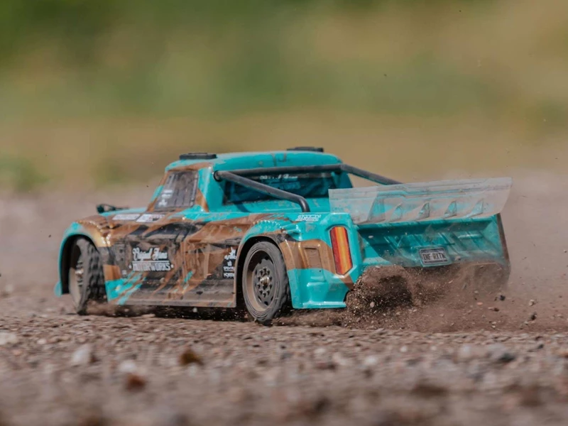 Arrma INFRACTION 4X4 1/8 MEGA Resto-Mod Truck RTR Int, Teal/Bronze 2 Arrma INFRACTION 4X4 1/8 MEGA Resto-Mod Truck RTR Int, Teal/Bronze - Image 2