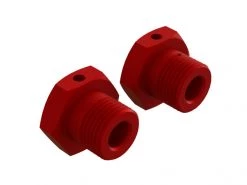 Arrma Aluminum Wheel Hex 17mm Red (2)