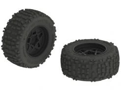 Arrma Outcast 6s DBoots Back-Flip MT 6S Tyres Set Glues (Black) (2)