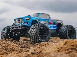 Arrma 1/10 GRANITE 4X2 BOOST MEGA 550 Brushed Monster Truck RTR - Blue -Hot Sale Arrma Store ara4102v4t2 13