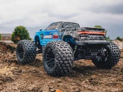 Arrma 1/10 GRANITE 4X2 BOOST MEGA 550 Brushed Monster Truck RTR - Blue -Hot Sale Arrma Store ara4102v4t2 15