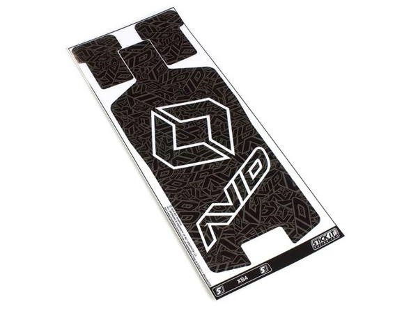 Avid RC Logo Chassis Protector - Black (Xray XB4, XT4) 1 Avid RC Logo Chassis Protector - Black (Xray XB4, XT4)