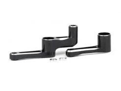 Avid RC Black Alloy Steering Bellcranks - Pr (Associated DR10 Or RB10)
