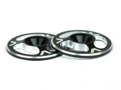 Avid RC TRIAD Machined Alloy 1/10th Wing Buttons - Black