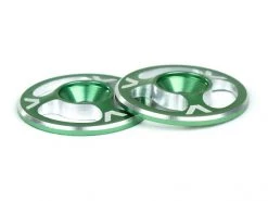 Avid RC TRIAD Machined Alloy 1/10th Wing Buttons - Green