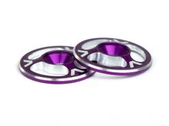 Avid RC TRIAD Machined Alloy 1/10th Wing Buttons - Purple
