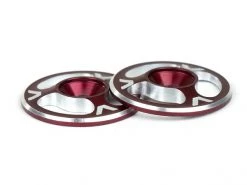 Avid RC TRIAD Machined Alloy 1/10th Wing Buttons - Red
