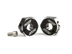 Avid RC Black Aluminium B6.2 / B74 Clamping 12mm Hex - 5mm