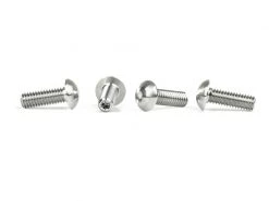 Avid RC Titanium Domed Droop Screws - 4 With Doodad Container (All 1/8th Scale)