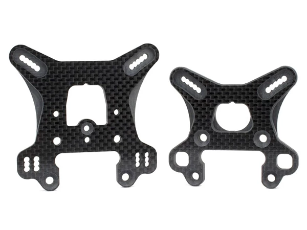 Avid RC Carbon Fibre 5mm Shock Tower Set - Front/ Rear (Associated RC8B3.2) 1 Avid RC Carbon Fibre 5mm Shock Tower Set - Front/ Rear (Associated RC8B3.2)